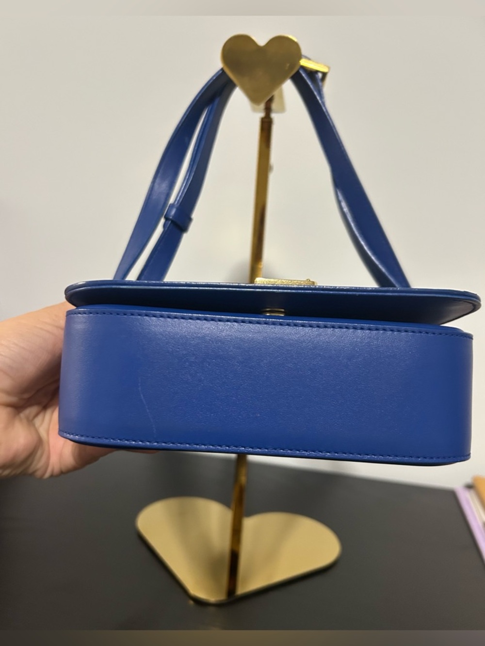 Saint Laurent Université Blue Small Shoulder Bag - Picture 8 of 11
